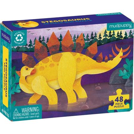 Mini Puzzel - Stegosaurus 48st | Mudpuppy